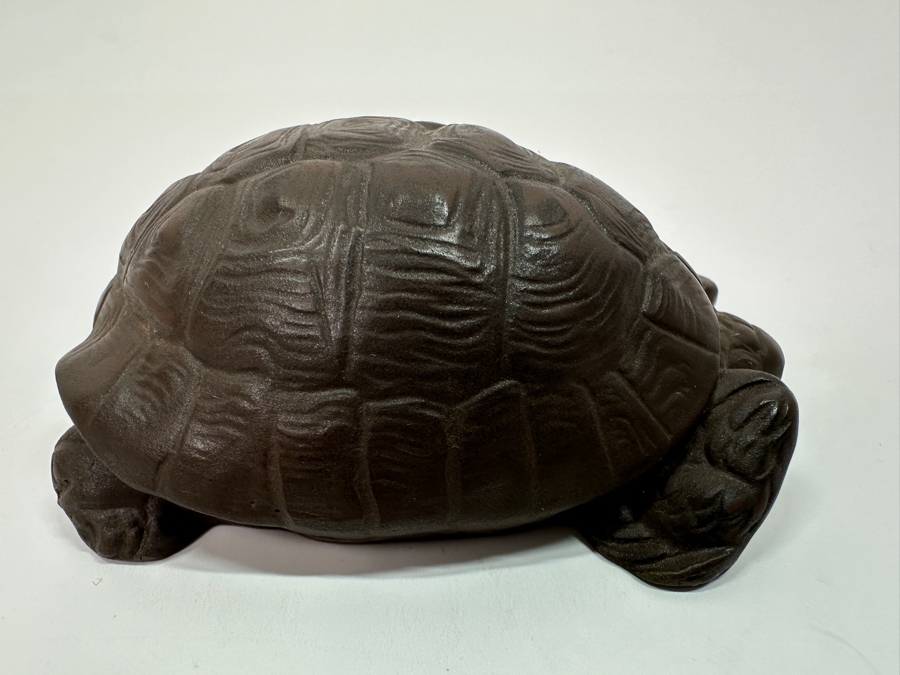 Meissen (Germany) Stoneware Turtle Tortoise Bottger Steinzeug Figurine By Erich Oehme 3W [Photo 4]