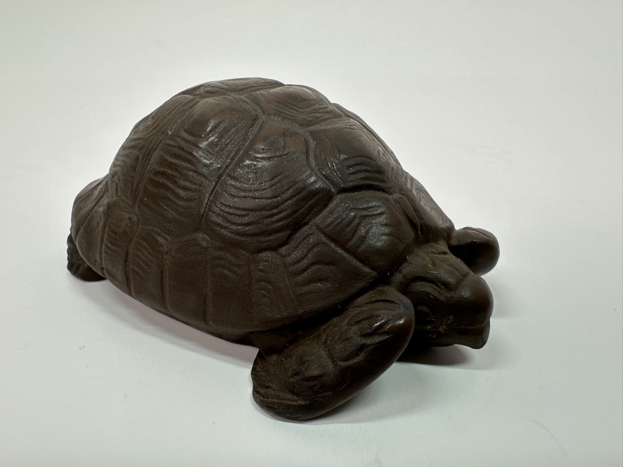 Meissen (Germany) Stoneware Turtle Tortoise Bottger Steinzeug Figurine By Erich Oehme 3W [Photo 3]