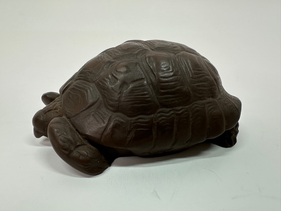Meissen (Germany) Stoneware Turtle Tortoise Bottger Steinzeug Figurine By Erich Oehme 3W [Photo 6]