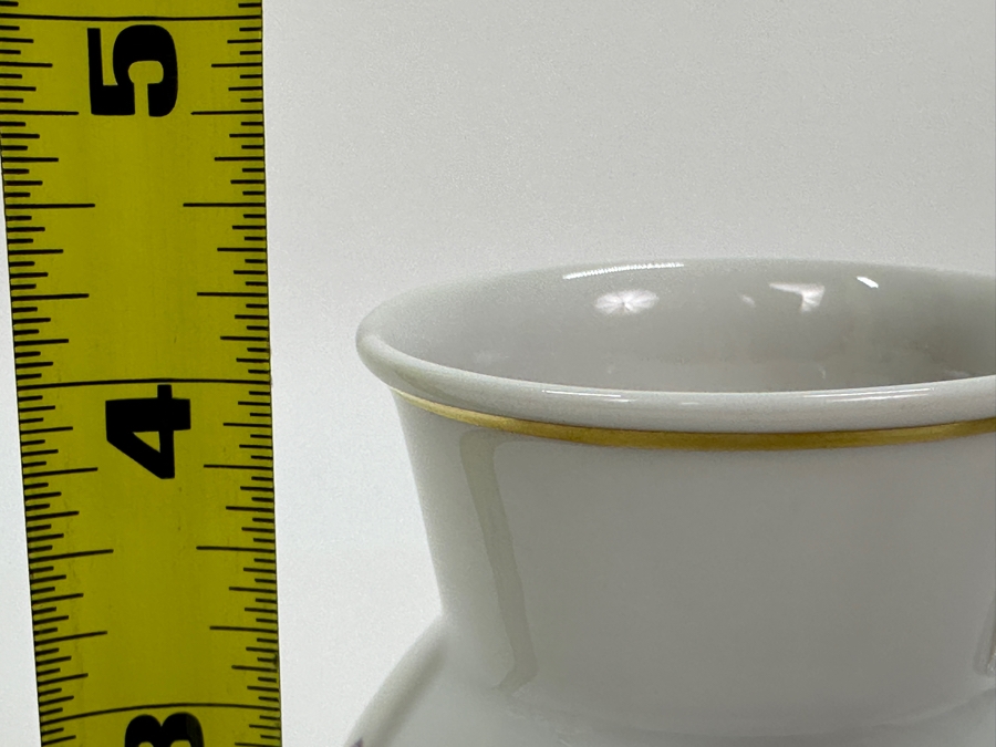 Meissen (Germany) Fine Porcelain Individually Hand Painted Vase 4H And Lidded Box 2H Estimate $250 [Photo 12]