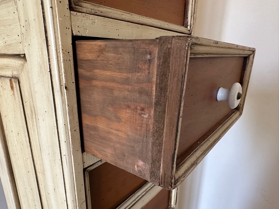 Vintage Tall Lingerie Jewelry Chest Of Drawers 15W X 10D X 73H [Photo 6]