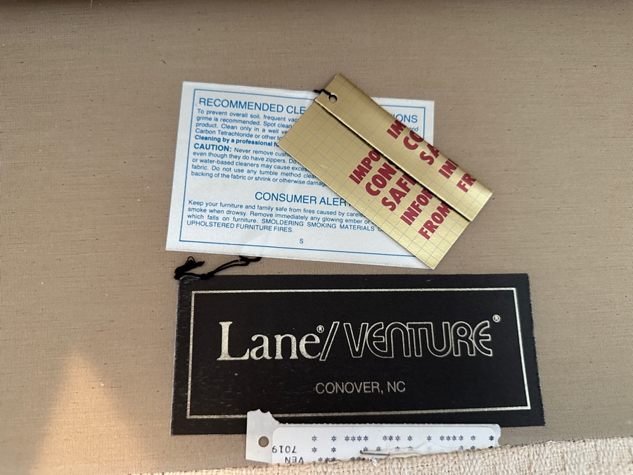 Pair Of Vintage Lane Venture Wicker Armchairs [Photo 6]