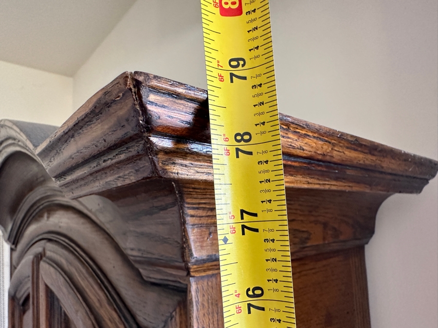 Vintage Wooden Secretary Desk 27W X 17D X 79H [Photo 8]