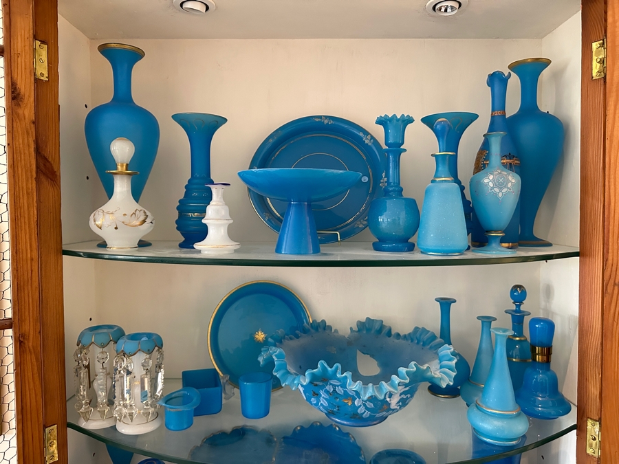 Vintage Pine Cabinet With Chicken Wire Display Hutch 41.5W X 20D X 87H [Photo 9]