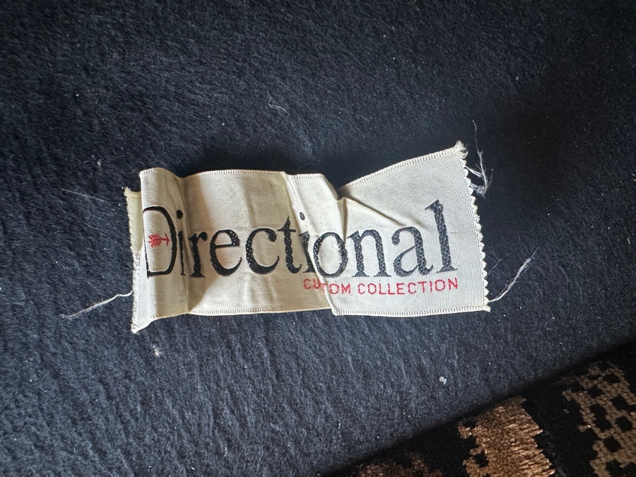 Fabulous Vintage Mid-Century Directional Upholstered Sofa 76W X 36D X 26H [Photo 7]