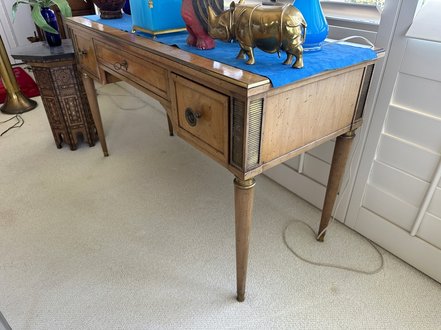 Baker Furniture Writing Desk 49.5W X 20D X 28.5H [Photo 6]