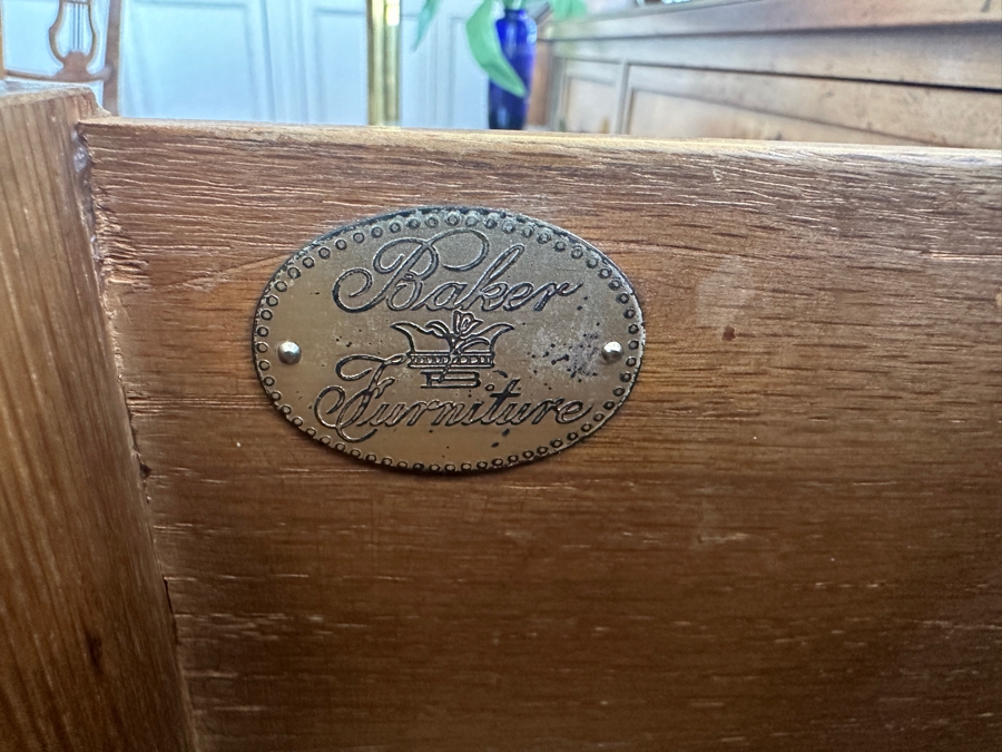 Baker Furniture Writing Desk 49.5W X 20D X 28.5H [Photo 8]