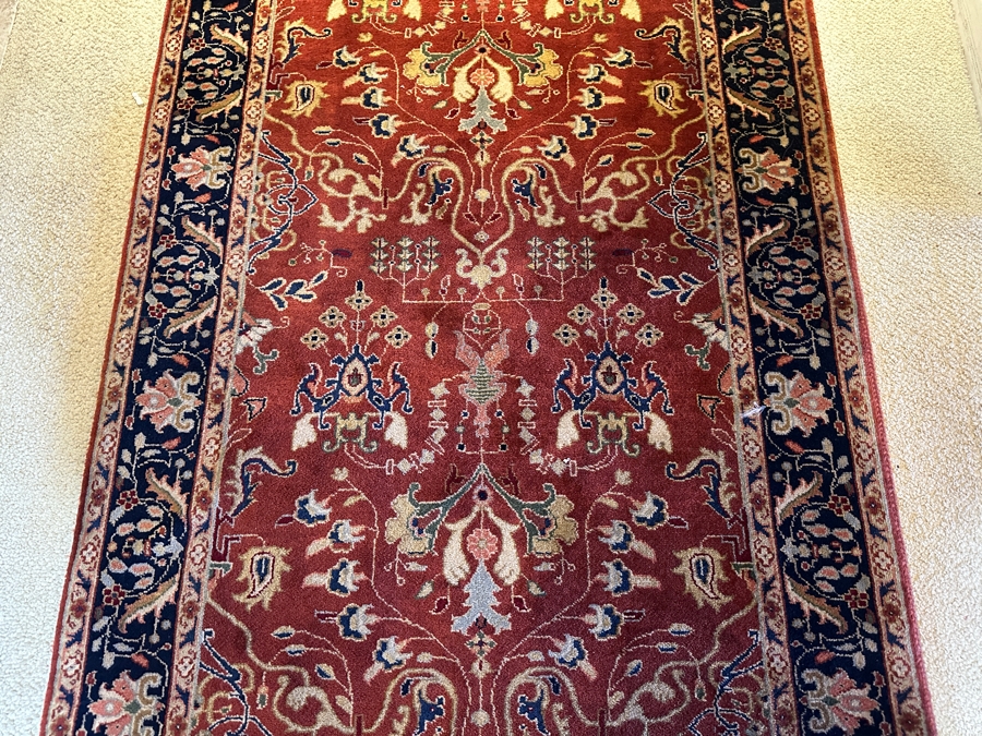 Vintage Hand Knotted Wool Long Persian Runner Rug 33.25'W X 283.5'L [Photo 7]