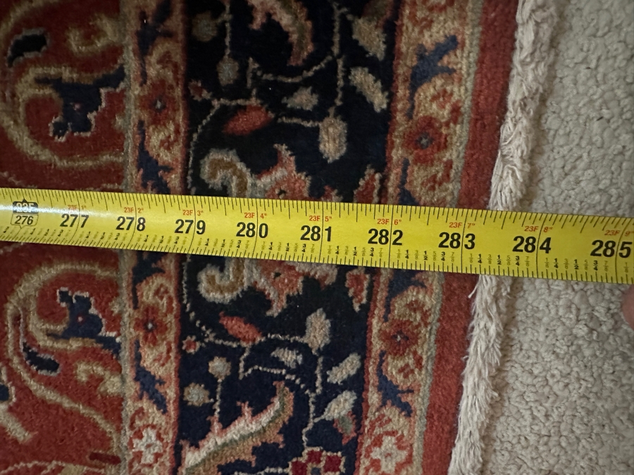 Vintage Hand Knotted Wool Long Persian Runner Rug 33.25'W X 283.5'L [Photo 14]