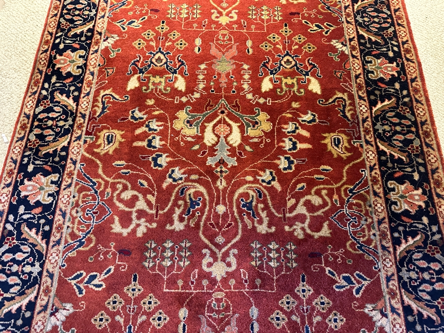 Vintage Hand Knotted Wool Long Persian Runner Rug 33.25'W X 283.5'L [Photo 9]