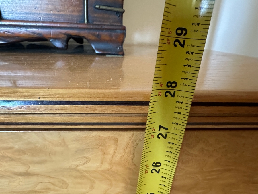 Mid-Century Modern Scene TWO From Henredon Burl Wood Pair Of Side Cabinets And 6-Drawer Chest Of Drawers [Photo 20]