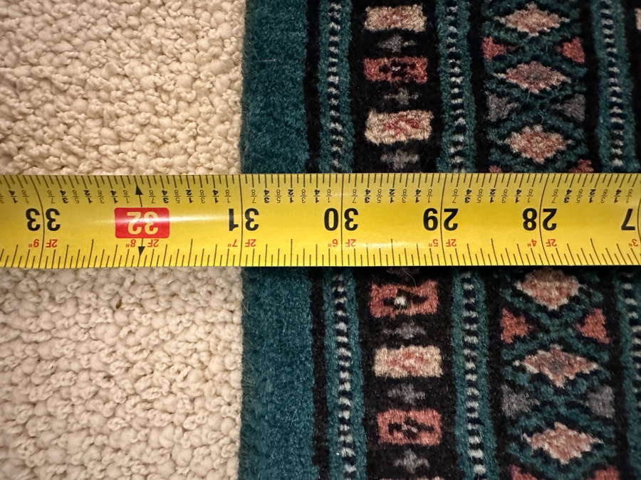 Vintage Hand Knotted Long Wool Persian Runner Rug 31W X 186L [Photo 11]