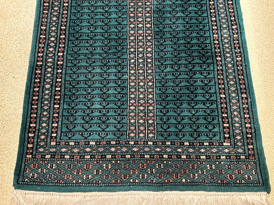Vintage Hand Knotted Long Wool Persian Runner Rug 31W X 186L [Photo 6]