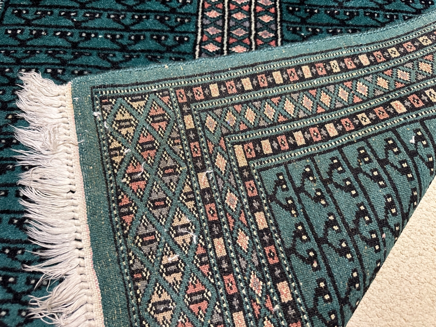 Vintage Hand Knotted Long Wool Persian Runner Rug 31W X 186L [Photo 10]