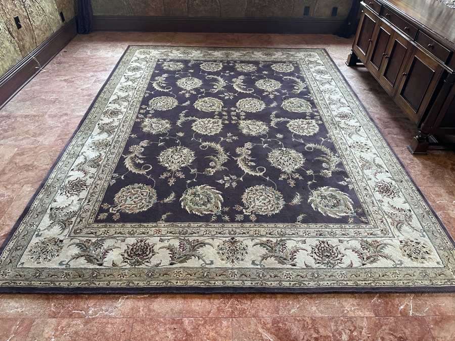 Nourison 2000 Collection Lavender Silk & Wool Area Rug 8'6' X 11'6' [Photo 3]