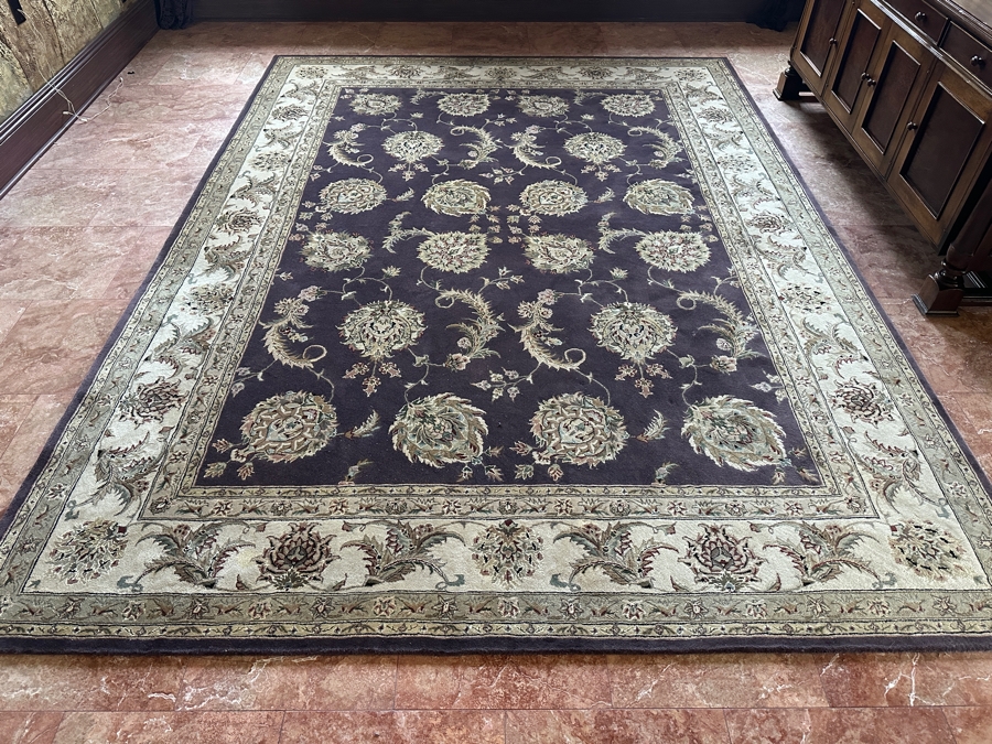Nourison 2000 Collection Lavender Silk & Wool Area Rug 8'6' X 11'6' [Photo 2]