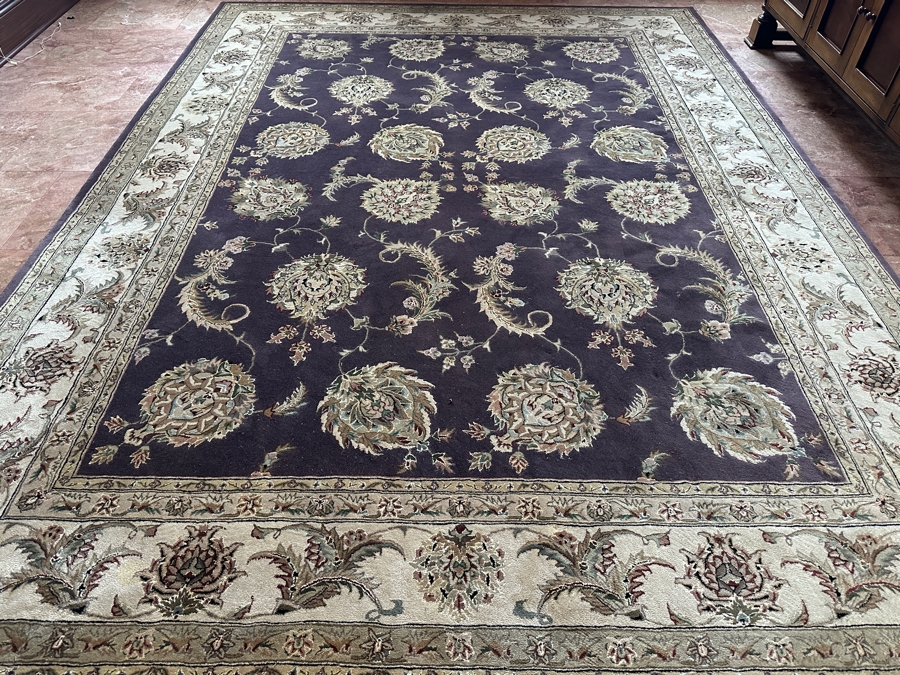 Nourison 2000 Collection Lavender Silk & Wool Area Rug 8'6' X 11'6' [Photo 4]