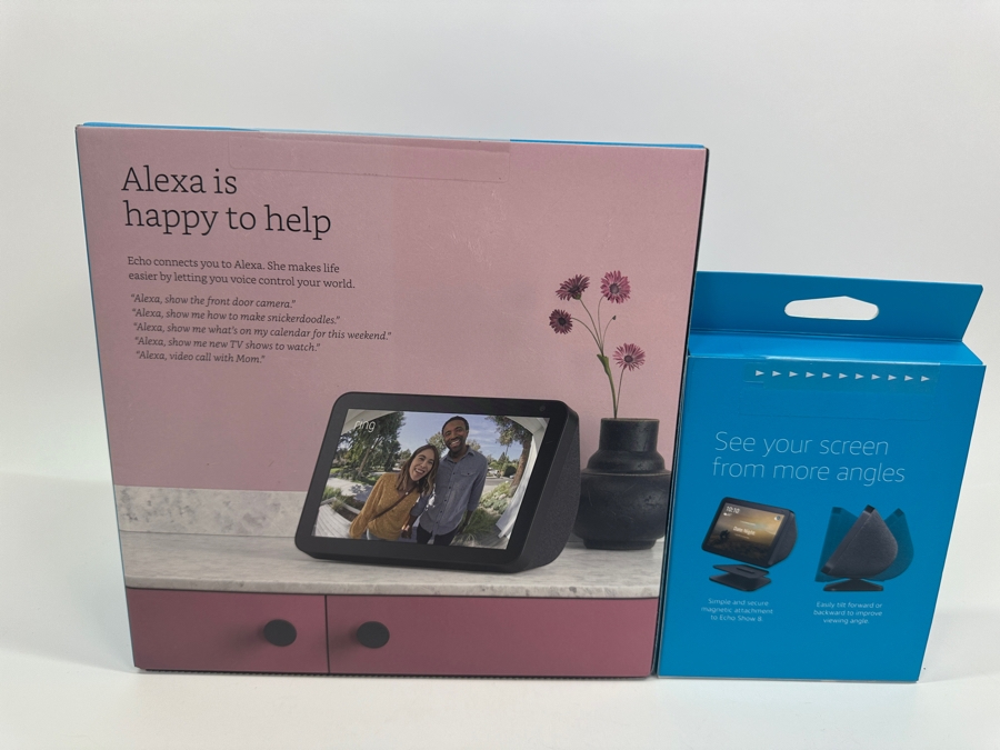 Echo Show 8 + Alexa with Stand - Both New in Box [Photo 3]