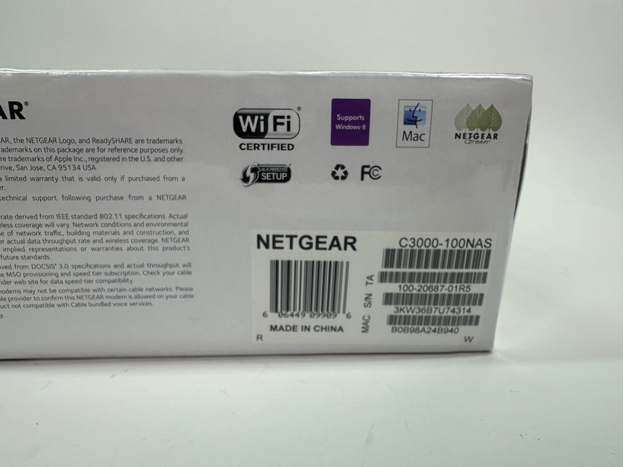Netgear N300 WiFi Cable Modem Router Up To 340 Mbps New in Box [Photo 5]