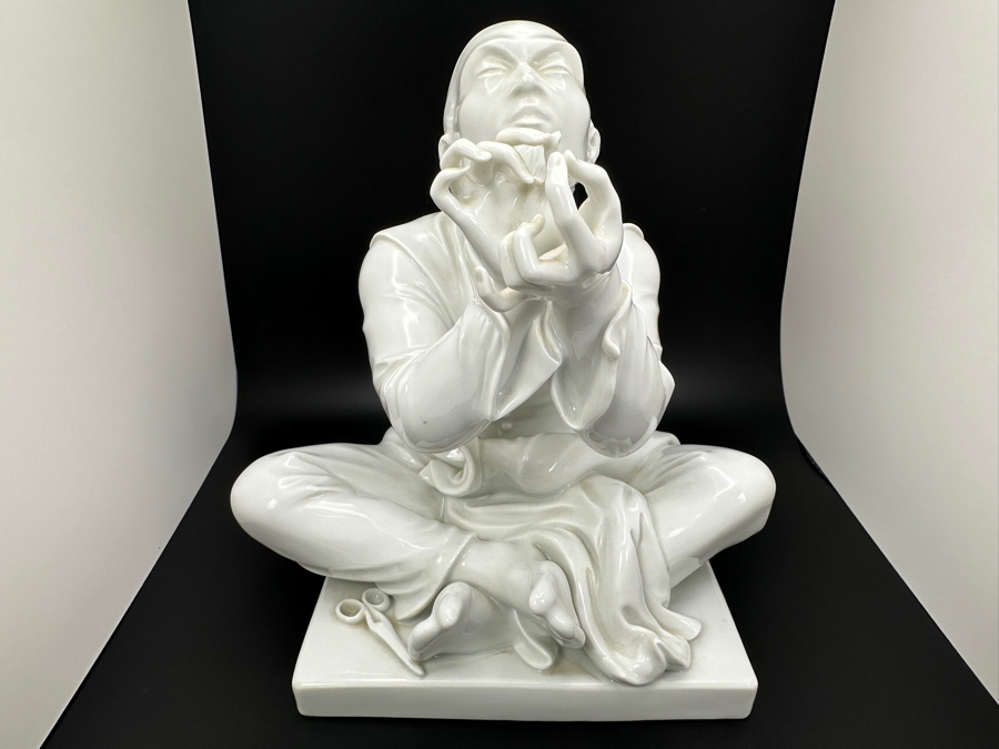 Meissen (Germany) White Porcelain 'The Tailor' Schneider Figurine By Alexander Struck 7W X 7D X 7.5H Retails $2,680 [Photo 4]