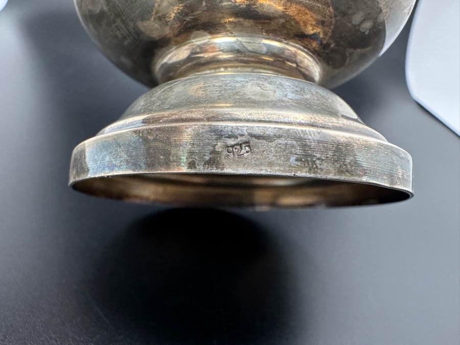 Vintage Sterling Silver Kiddush Cup 4H 105g [Photo 7]