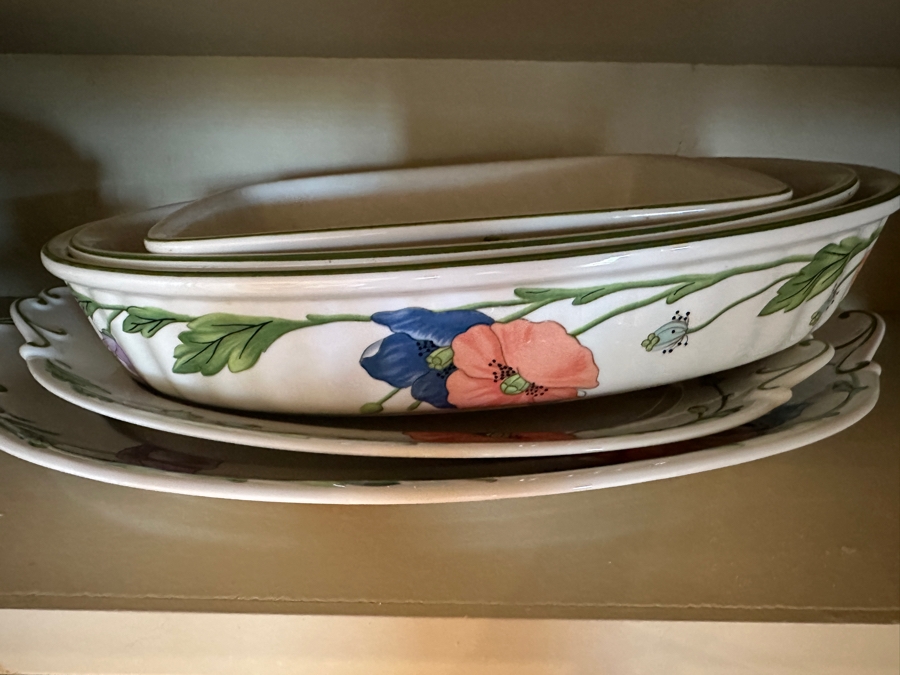 Villeroy & Boch Porcelain China Set West Germany Amapola Pattern Over 100 Pieces [Photo 7]