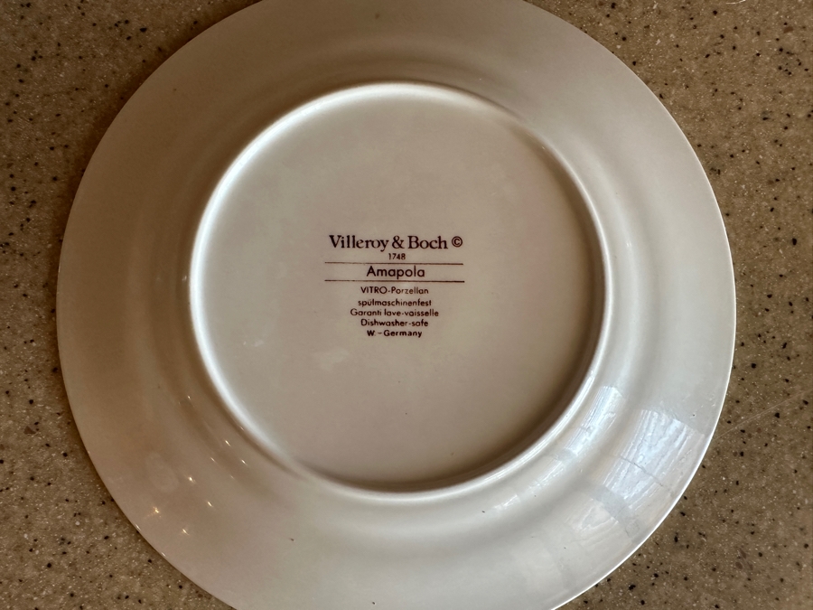Villeroy & Boch Porcelain China Set West Germany Amapola Pattern Over 100 Pieces [Photo 13]