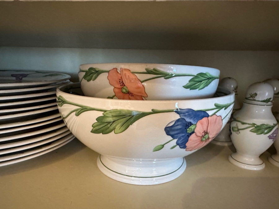 Villeroy & Boch Porcelain China Set West Germany Amapola Pattern Over 100 Pieces [Photo 10]