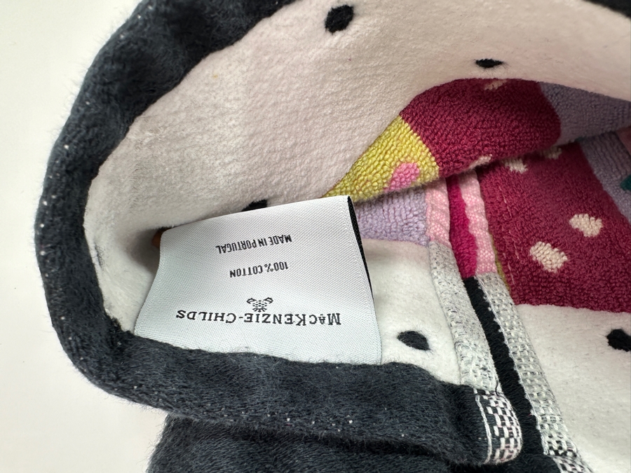 MACKENZiE-CHiLDS Lot with Trash Bin (11'H), Hand Towel and Candles [Photo 5]