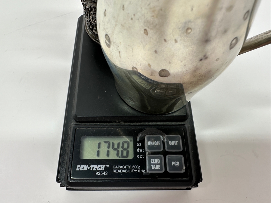 Sterling Silver Creamer and Napkins Rings 174.8g [Photo 9]