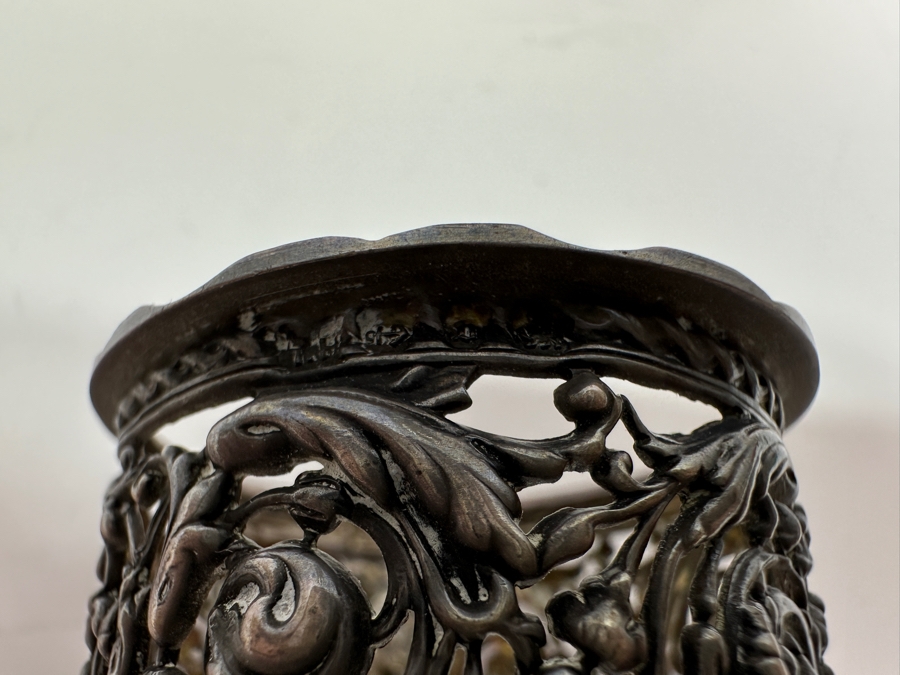 Sterling Silver Creamer and Napkins Rings 174.8g [Photo 5]