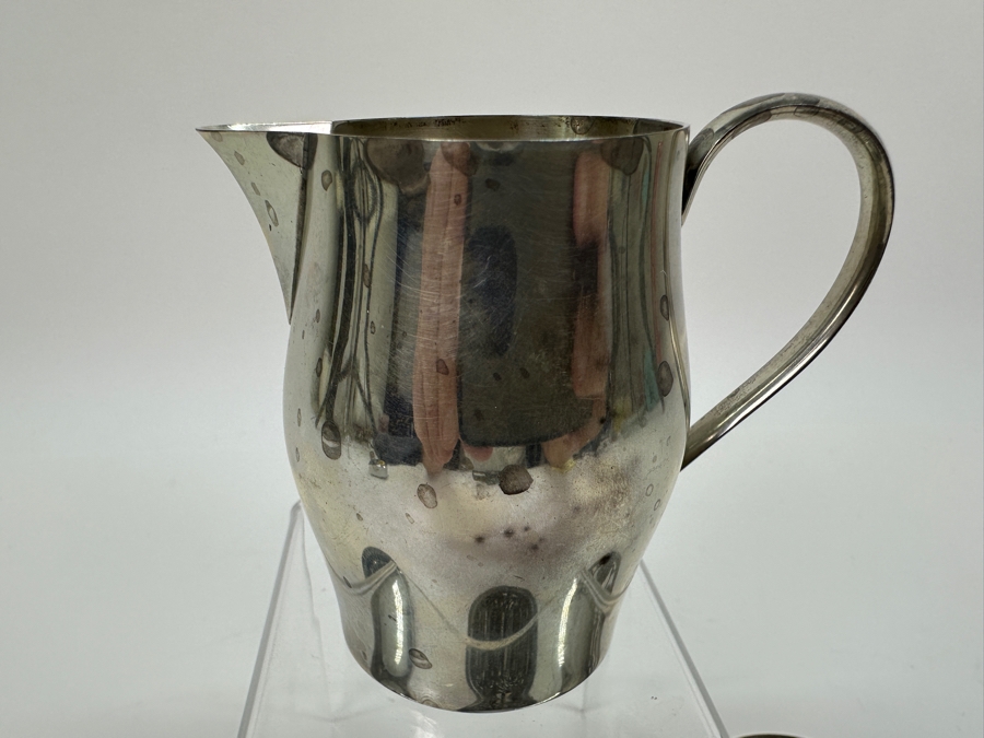 Sterling Silver Creamer and Napkins Rings 174.8g [Photo 7]