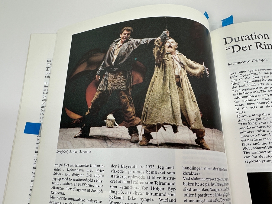 Just Added - German Den Jyske Opera Wagner's Nibelungens Ring Opera Program (Shows Client Elliot Palay On Cover) [Photo 4]