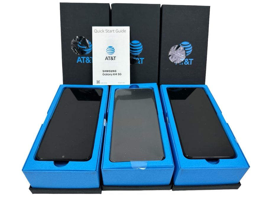 (3) AT&T SAMSUNG Galaxy A14s New in Box [Photo 1]