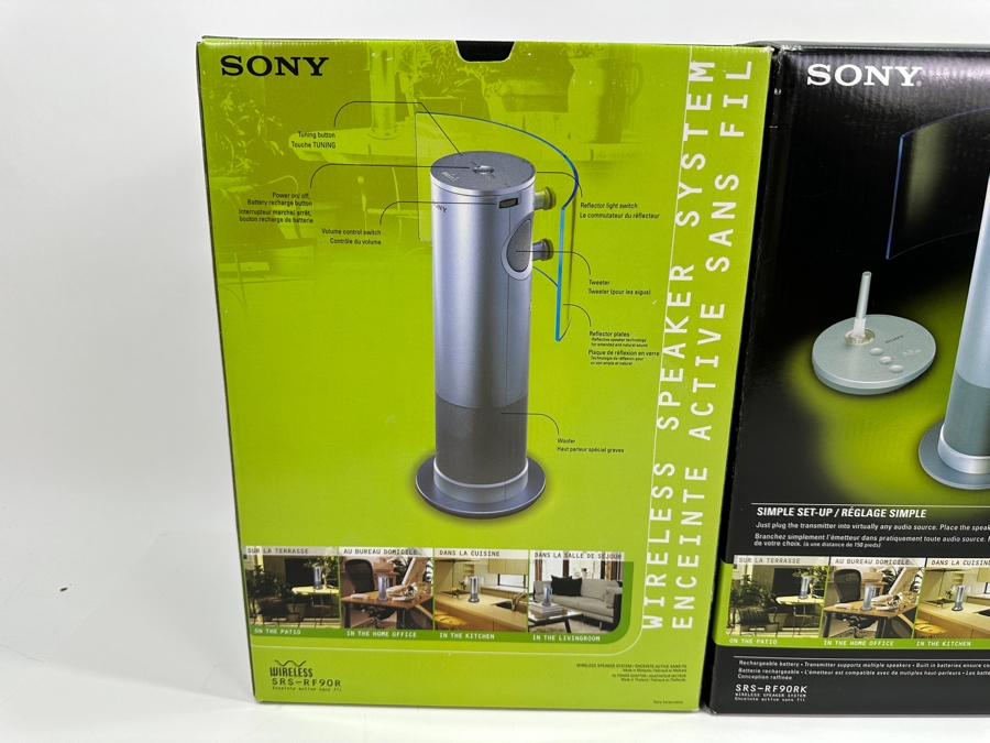 (2) Sony Wireless Speakers SRS-R F90R New in Box [Photo 5]