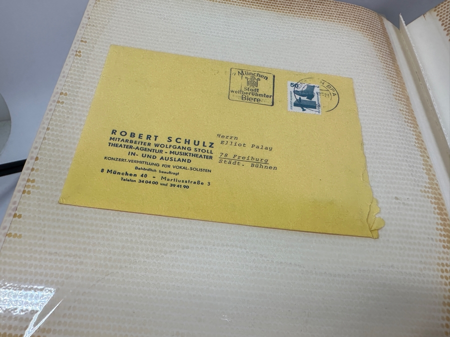 Just Added - Two Elliot Palay Opera Tenor Scrap Books Opera Memorabilia Featuring Opera Photographs (Some Signed By Photographers), Opera Programs, Letters & Ticket Stubs - See Photos For Sample [Photo 30]