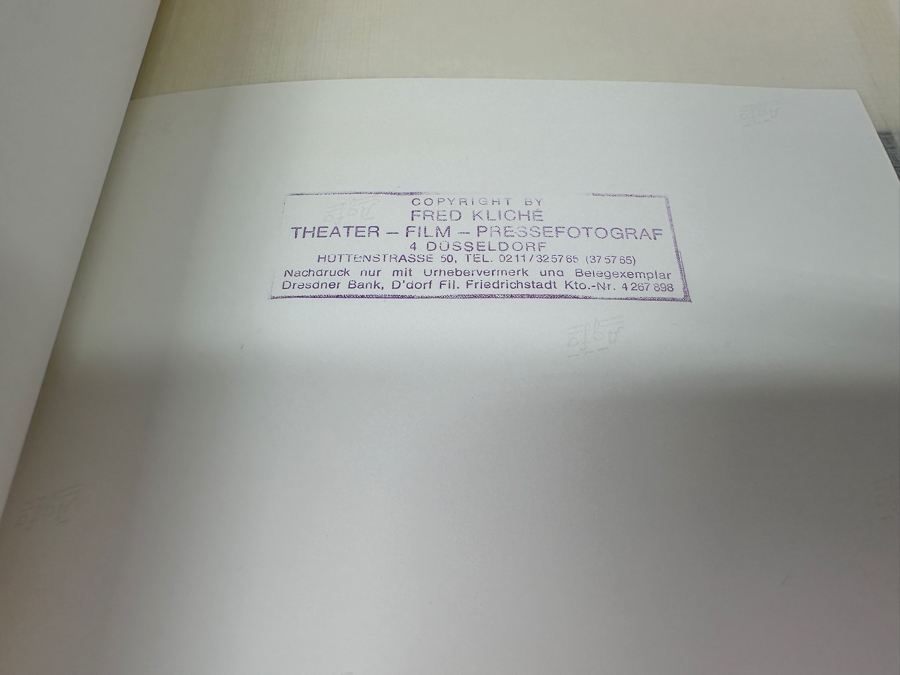 Just Added - Two Elliot Palay Opera Tenor Scrap Books Opera Memorabilia Featuring Opera Photographs (Some Signed By Photographers), Opera Programs, Letters & Ticket Stubs - See Photos For Sample [Photo 22]