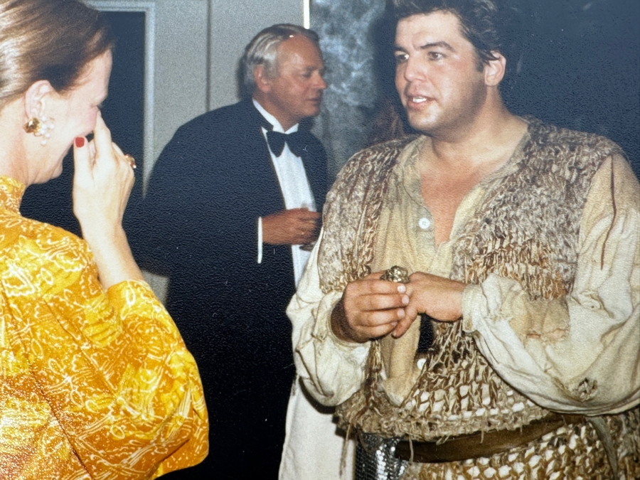 Just Added - Huge Pyrite Cluster Ring Opera Prop (Photo Shows Client Wearing Ring And Can Be Seen In Opera Program Included) From Richard Wagner's Der Ring Des Nibelungen Opera Size 11.5 [Photo 15]