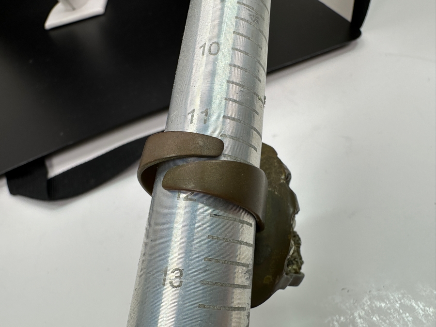 Just Added - Huge Pyrite Cluster Ring Opera Prop (Photo Shows Client Wearing Ring And Can Be Seen In Opera Program Included) From Richard Wagner's Der Ring Des Nibelungen Opera Size 11.5 [Photo 7]
