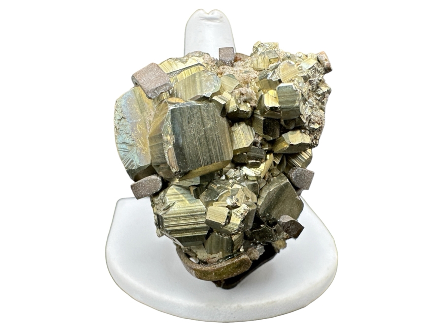 Just Added - Huge Pyrite Cluster Ring Opera Prop (Photo Shows Client Wearing Ring And Can Be Seen In Opera Program Included) From Richard Wagner's Der Ring Des Nibelungen Opera Size 11.5 [Photo 2]