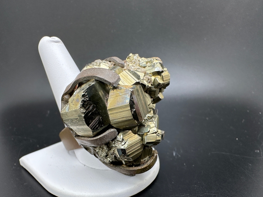 Just Added - Huge Pyrite Cluster Ring Opera Prop (Photo Shows Client Wearing Ring And Can Be Seen In Opera Program Included) From Richard Wagner's Der Ring Des Nibelungen Opera Size 11.5 [Photo 3]