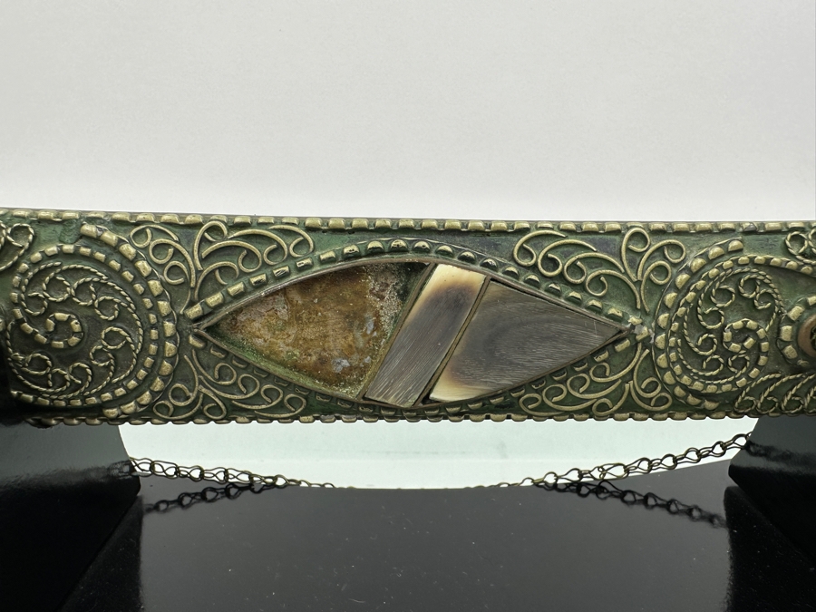 Just Added - Persian Sword With Decorative Scabbard And Display Stand 37L [Photo 5]