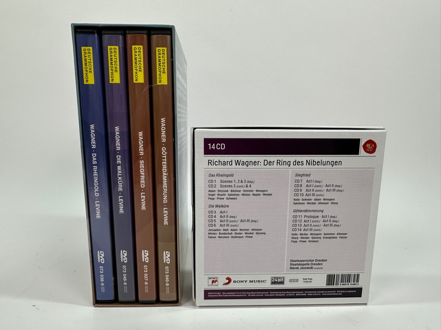 Just Added - Deutsche Grammophon DVD Box Set Of Richard Wagner's Der Ring Des Nibelungen And RCA Red Seal 14 CD Box Set Of Richard Wagner: Der Ring Des Nibelungen [Photo 3]