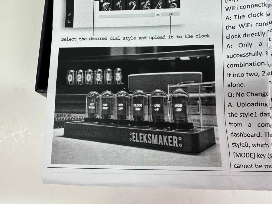 EleksTube IPS Pro Limited Edition 6-Bit Digital Clock [Photo 3]