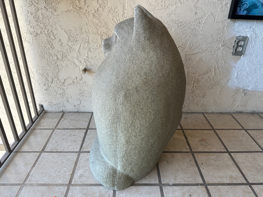 Large Cat Sculpture By Paolo Grasso Made Of Polystone Resin 30H [Photo 6]