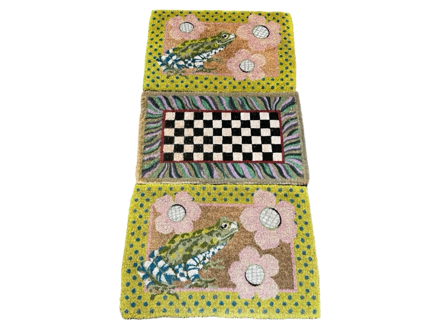 Just Added - Set of Three McKENZiE CHiLDS Doormats 36W x 24D