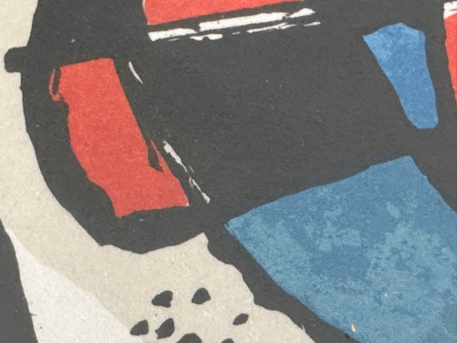 Joan Miro 'Great Britain' 1974 Print 16 X 8 Framed 24 X 16 [Photo 7]