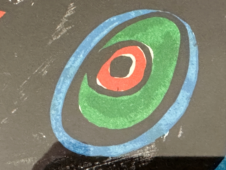 Joan Miro 'Great Britain' 1974 Print 16 X 8 Framed 24 X 16 [Photo 6]