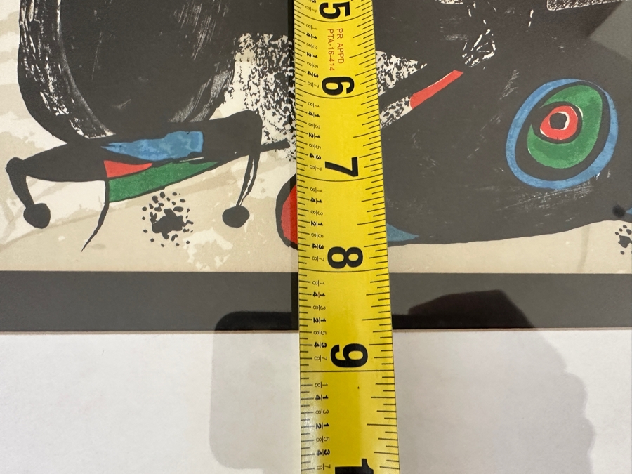 Joan Miro 'Great Britain' 1974 Print 16 X 8 Framed 24 X 16 [Photo 9]