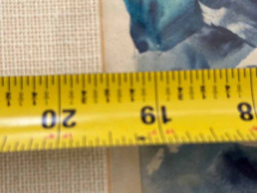 Juan Centurion Mixed-Media Artwork Titled 'Pescador' Hand Signed By Artist 19.5 X 15.5 Framed 26 X 22 [Photo 13]